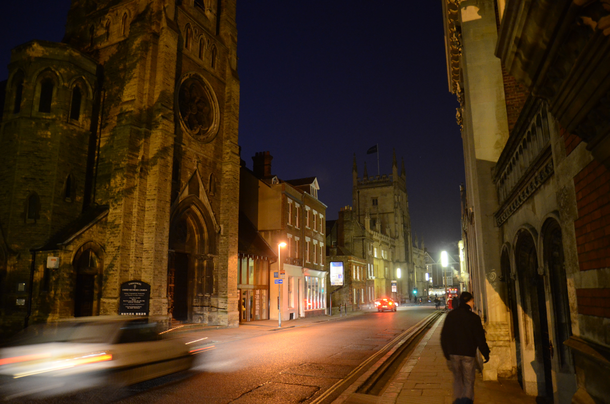 Trumpington Street at Night