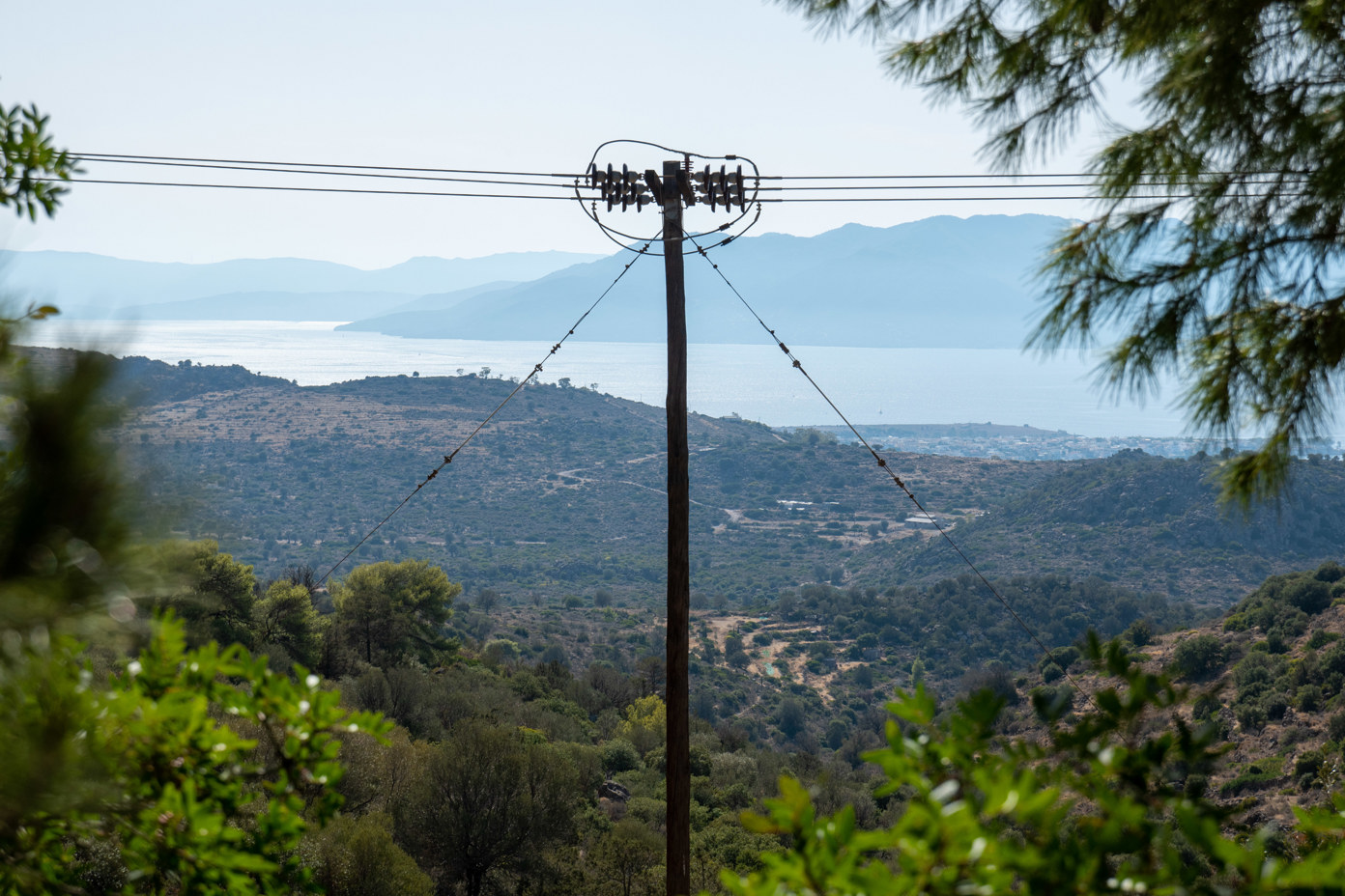 View from Pachia Rachi towards Perdika