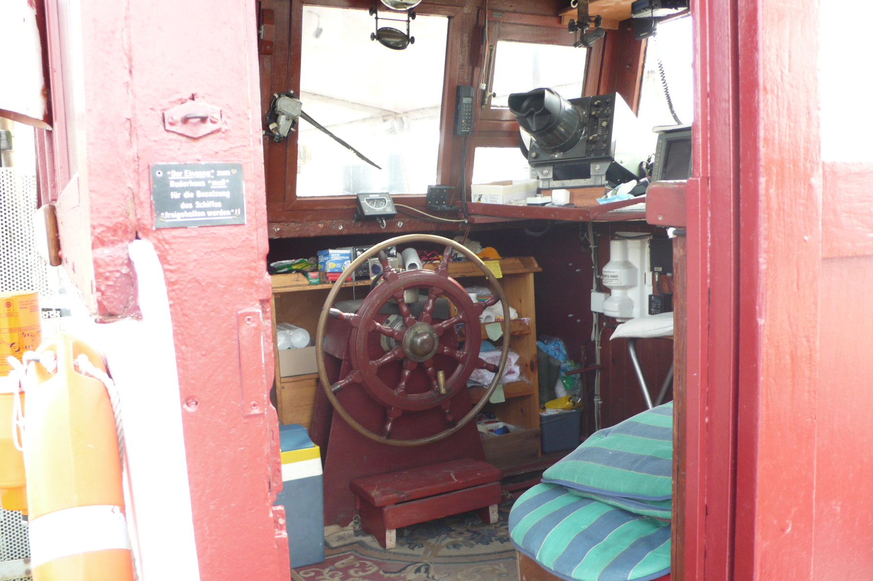 Wheelhouse fishing boat