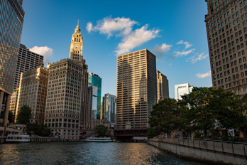 Architectural boat tour Chicago river and lake