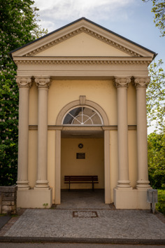 Old customs house (Zollhaus) on the river Kocher in Ingelfingen